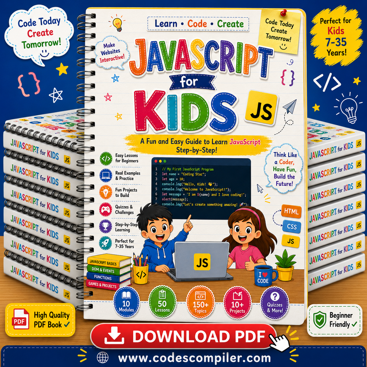 JavaScript for Kids Cover