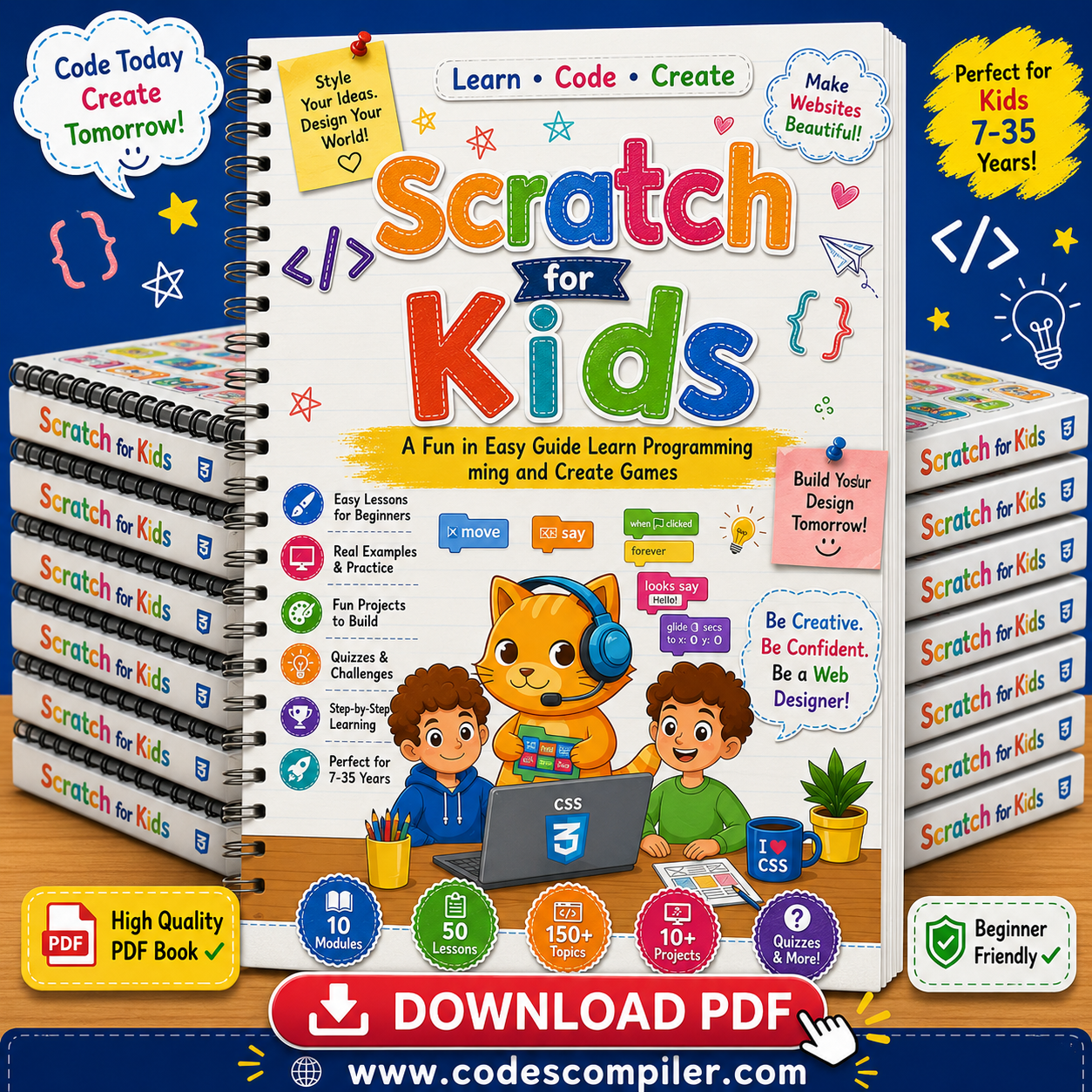 Scratch for Kids Cover