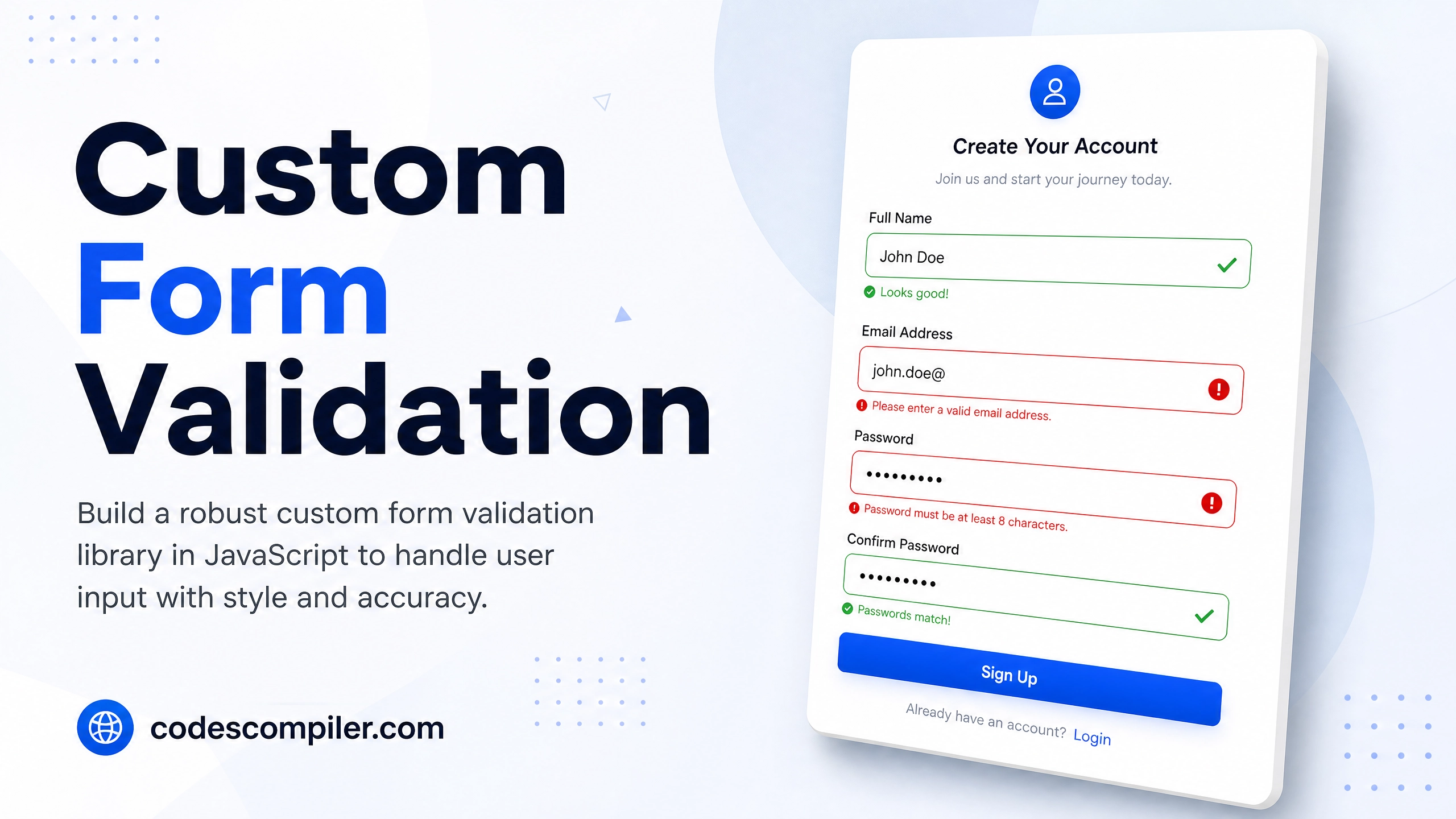 Build a Custom Form Validation...