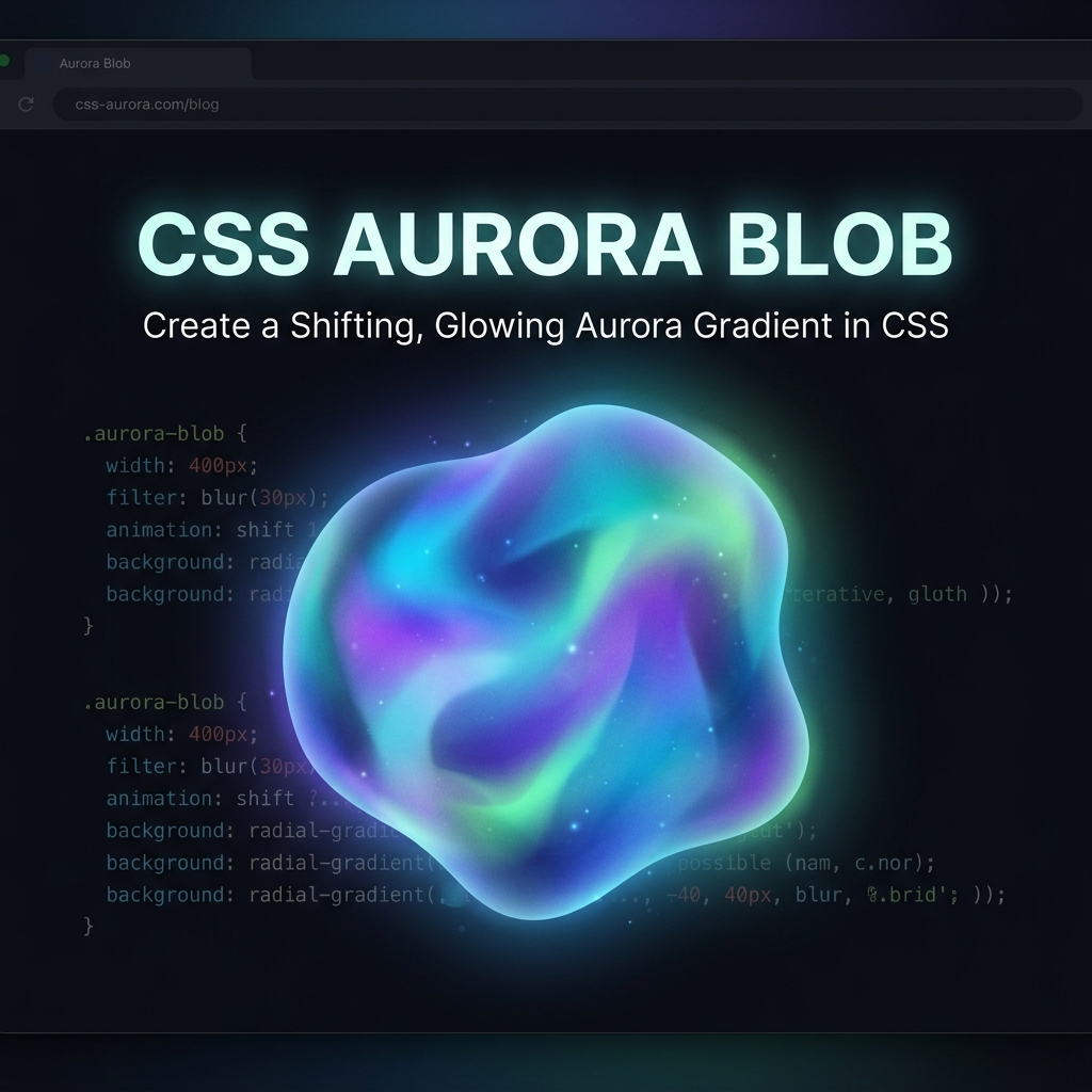Aurora Background Blob Animator