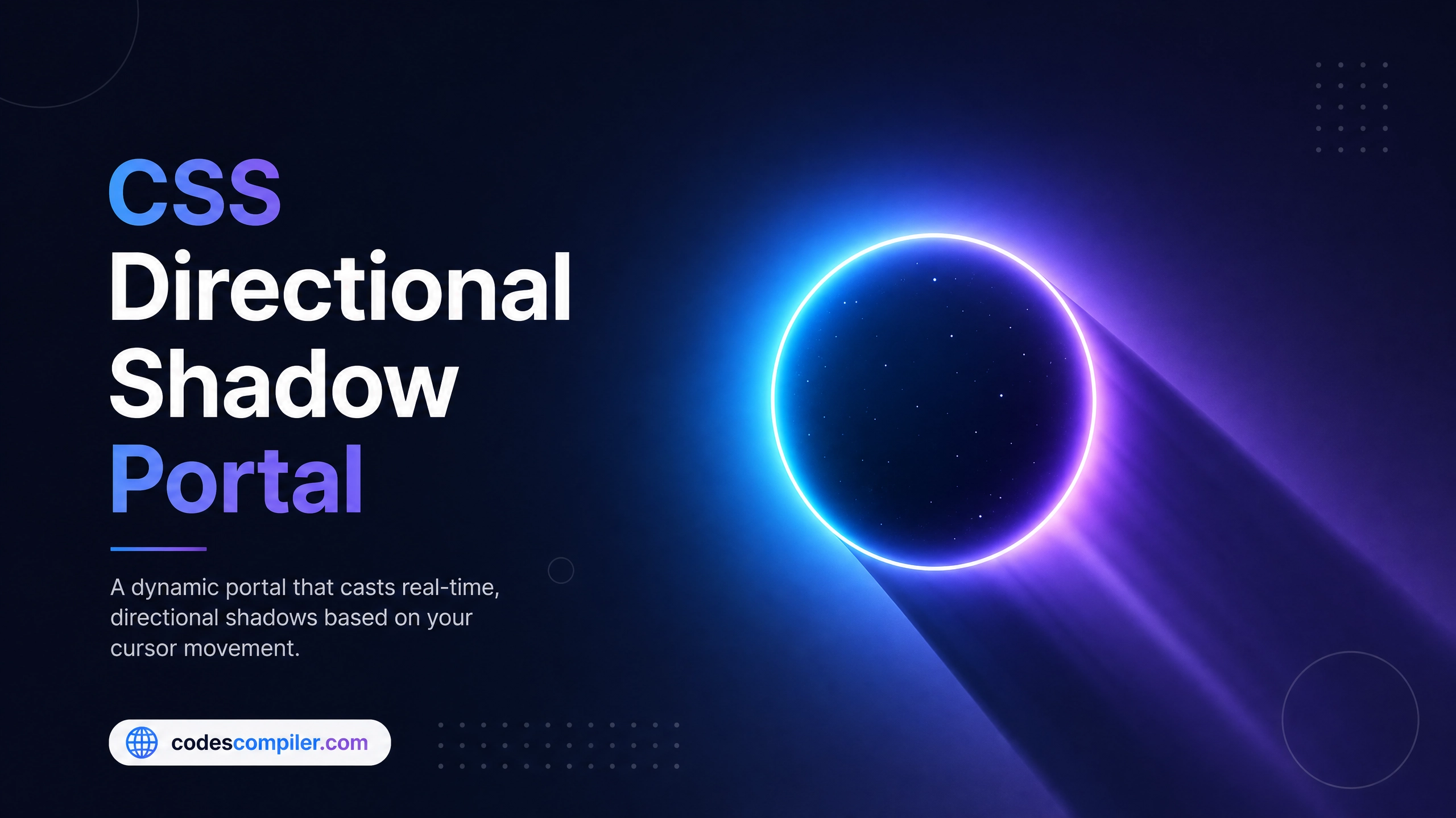 Direction-Aware Shadow Portal Hover