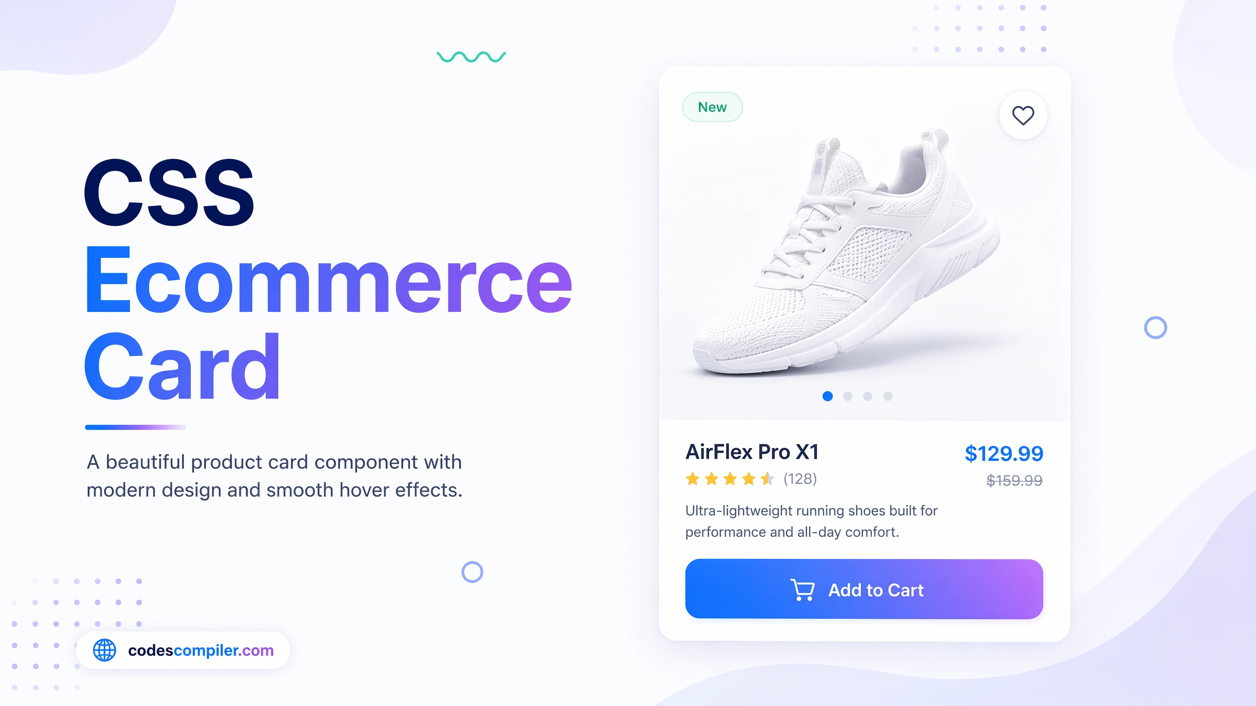 Interactive E-Commerce Product Card