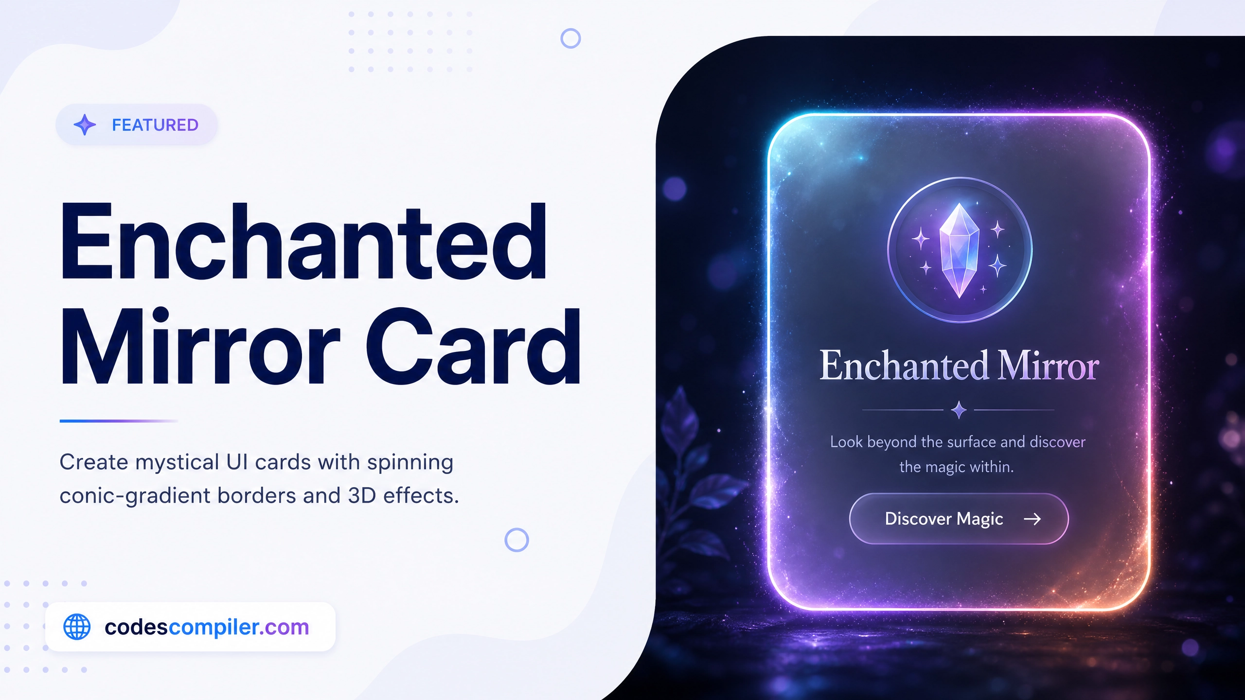 CSS Enchanted Mirror Card