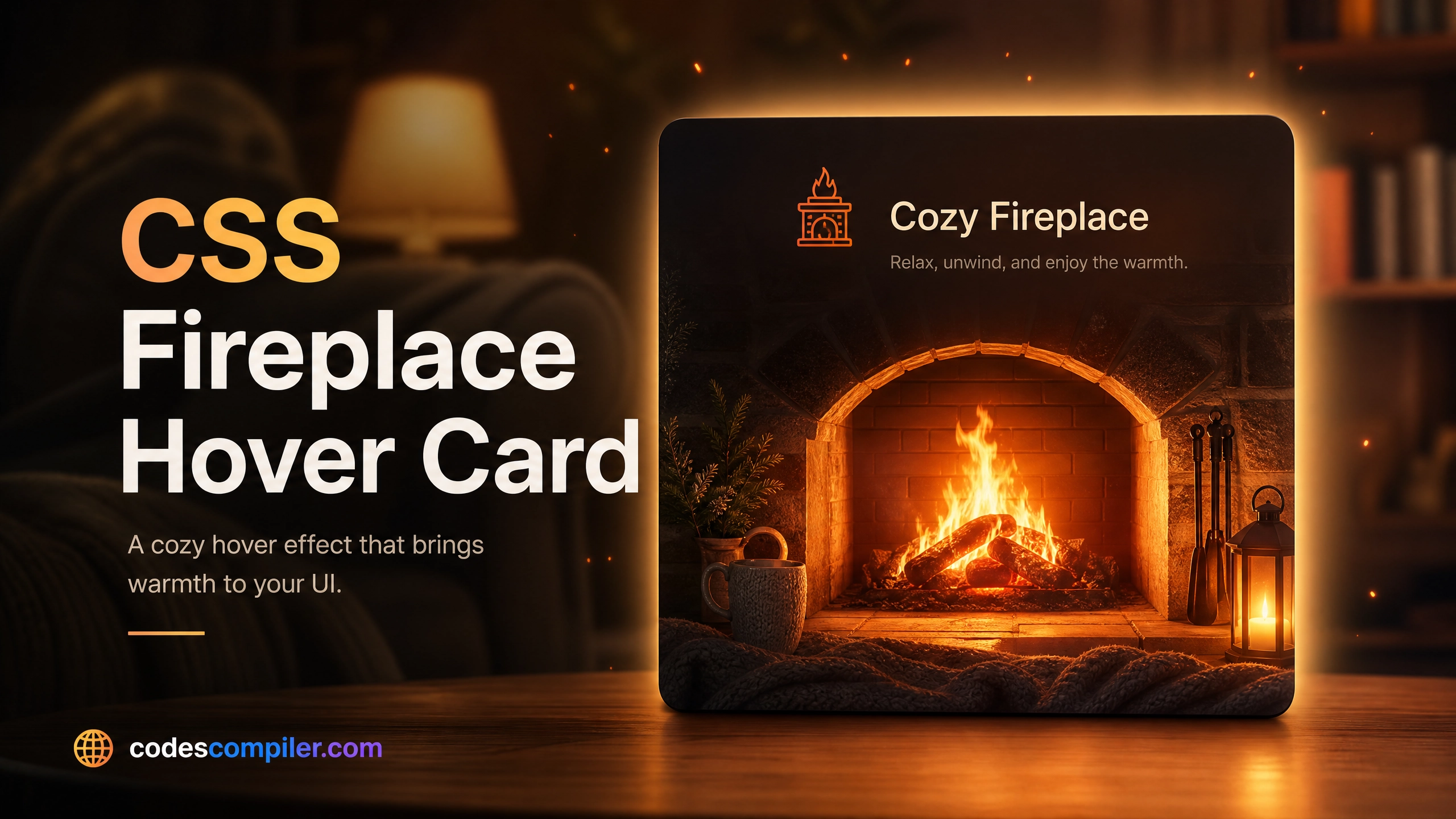 Cozy Fireplace Glow Hover