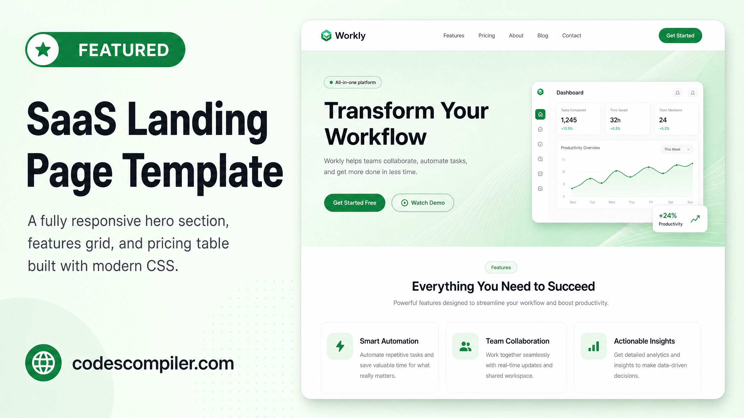 SaaS Landing Page Template