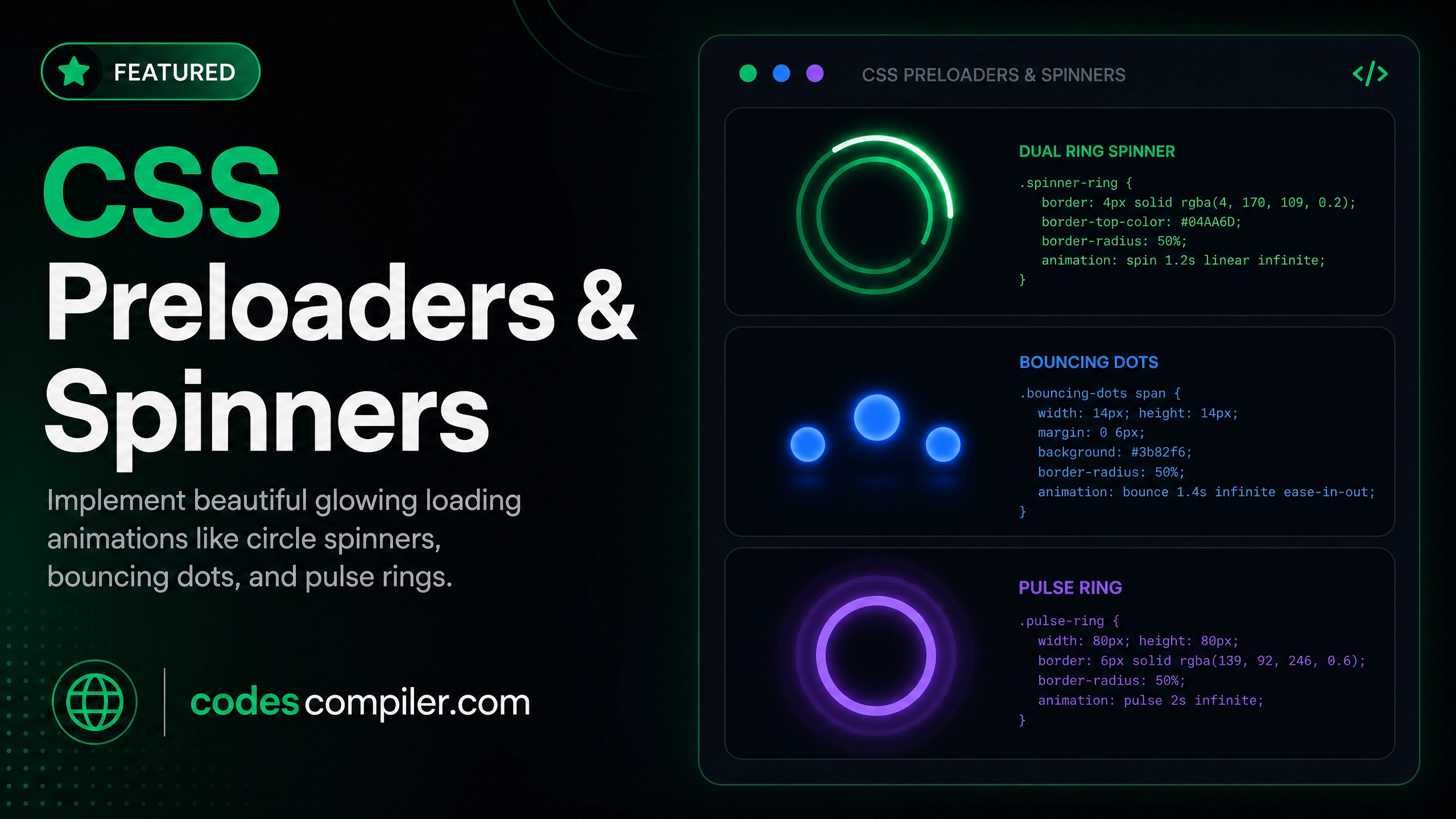 CSS Preloaders & Spinners