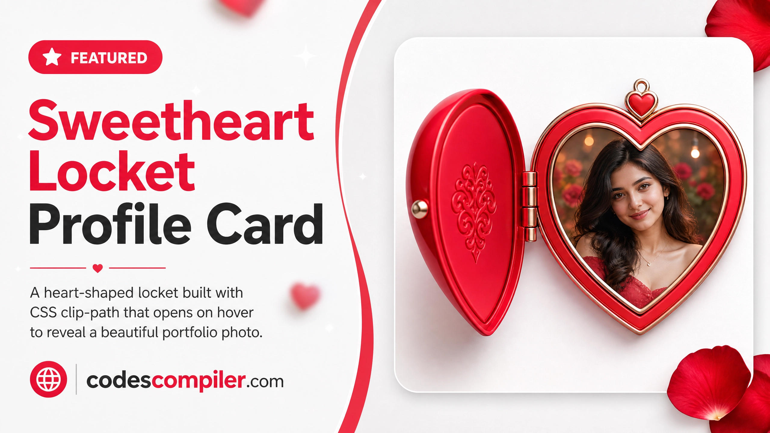 Sweetheart Locket Profile Card
