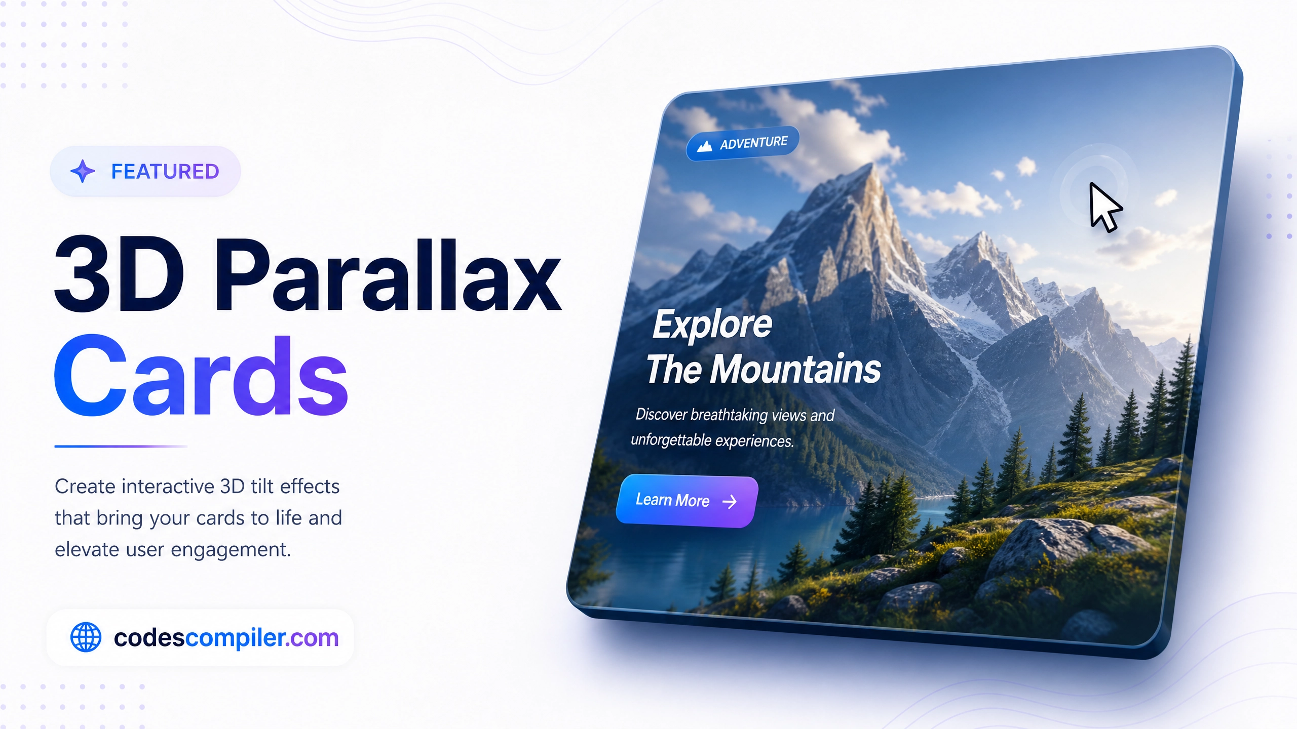 3D Parallax Hover Cards