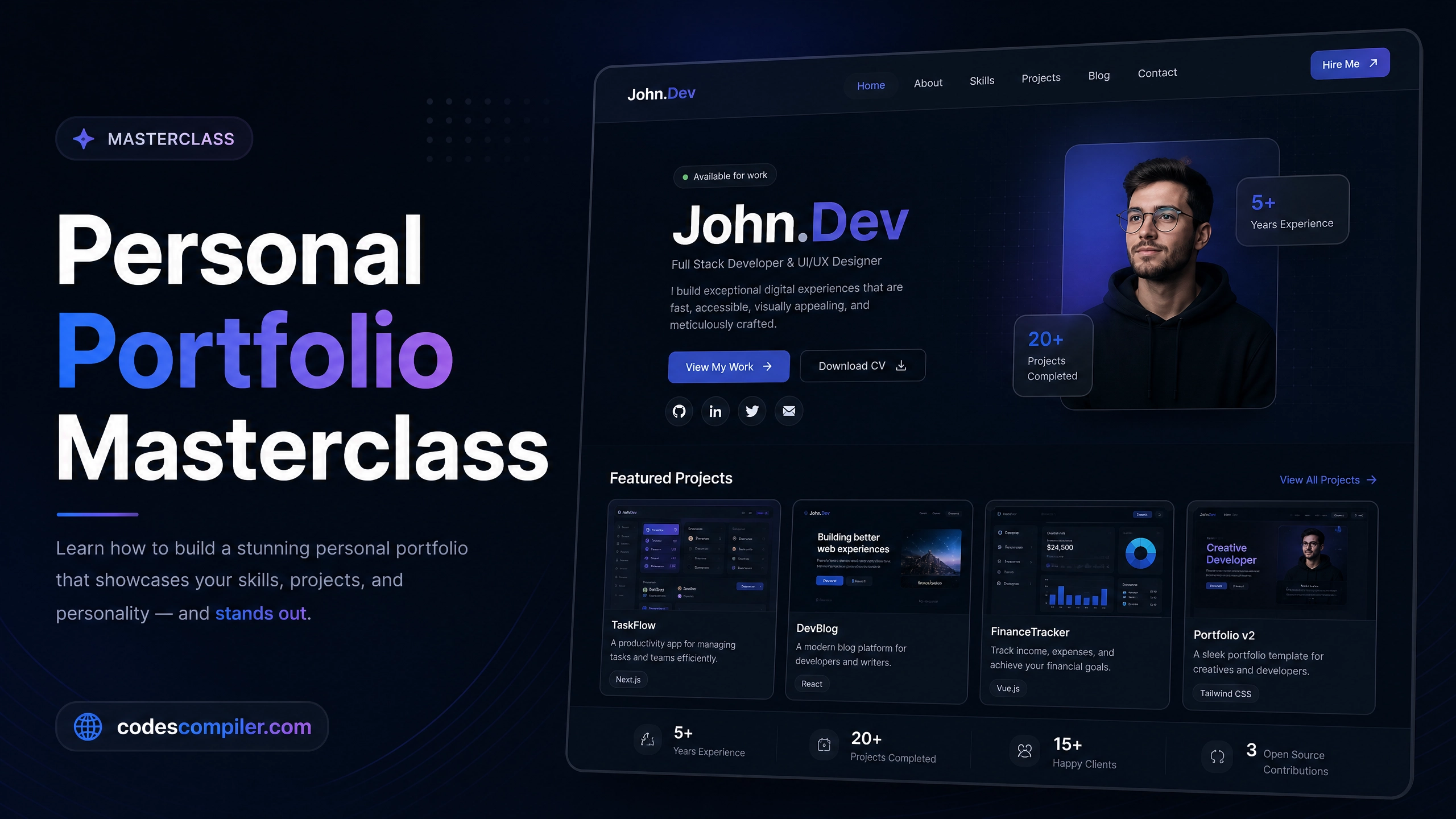 HTML & CSS Masterclass: Building a Personal Portfolio