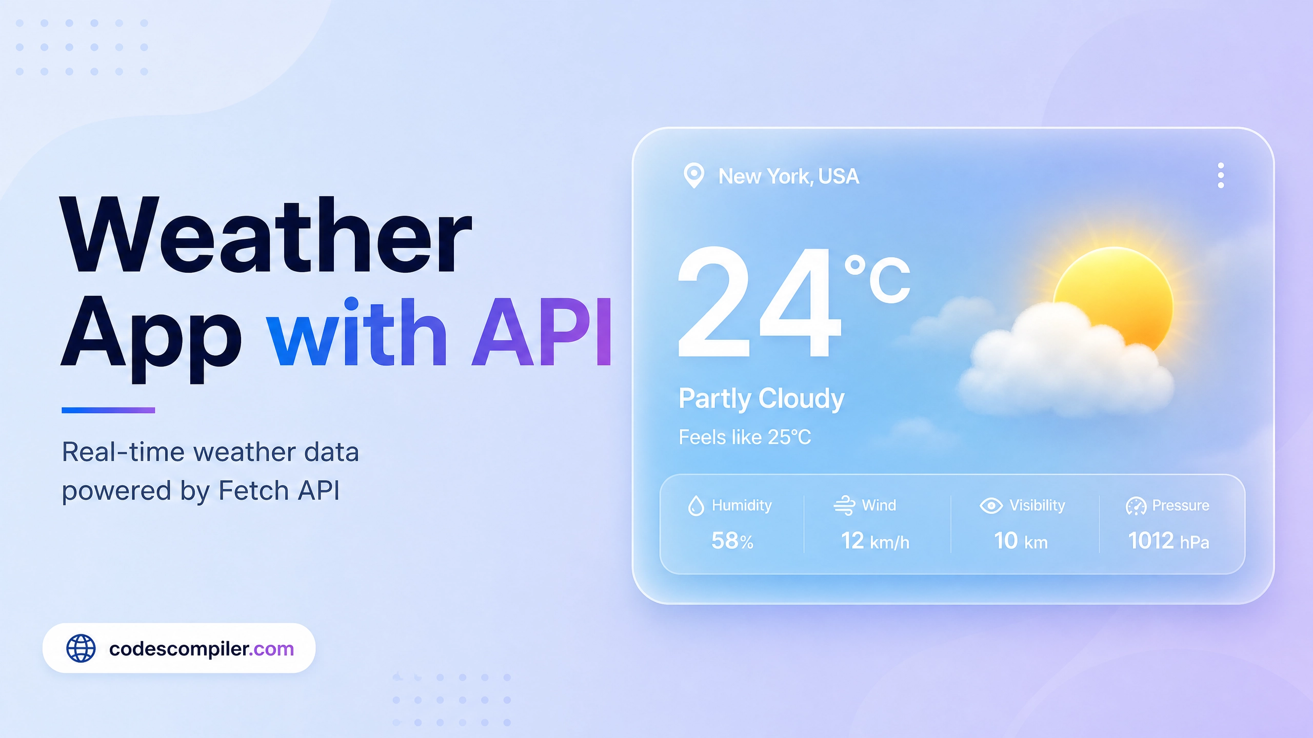 Weather App using Fetch API