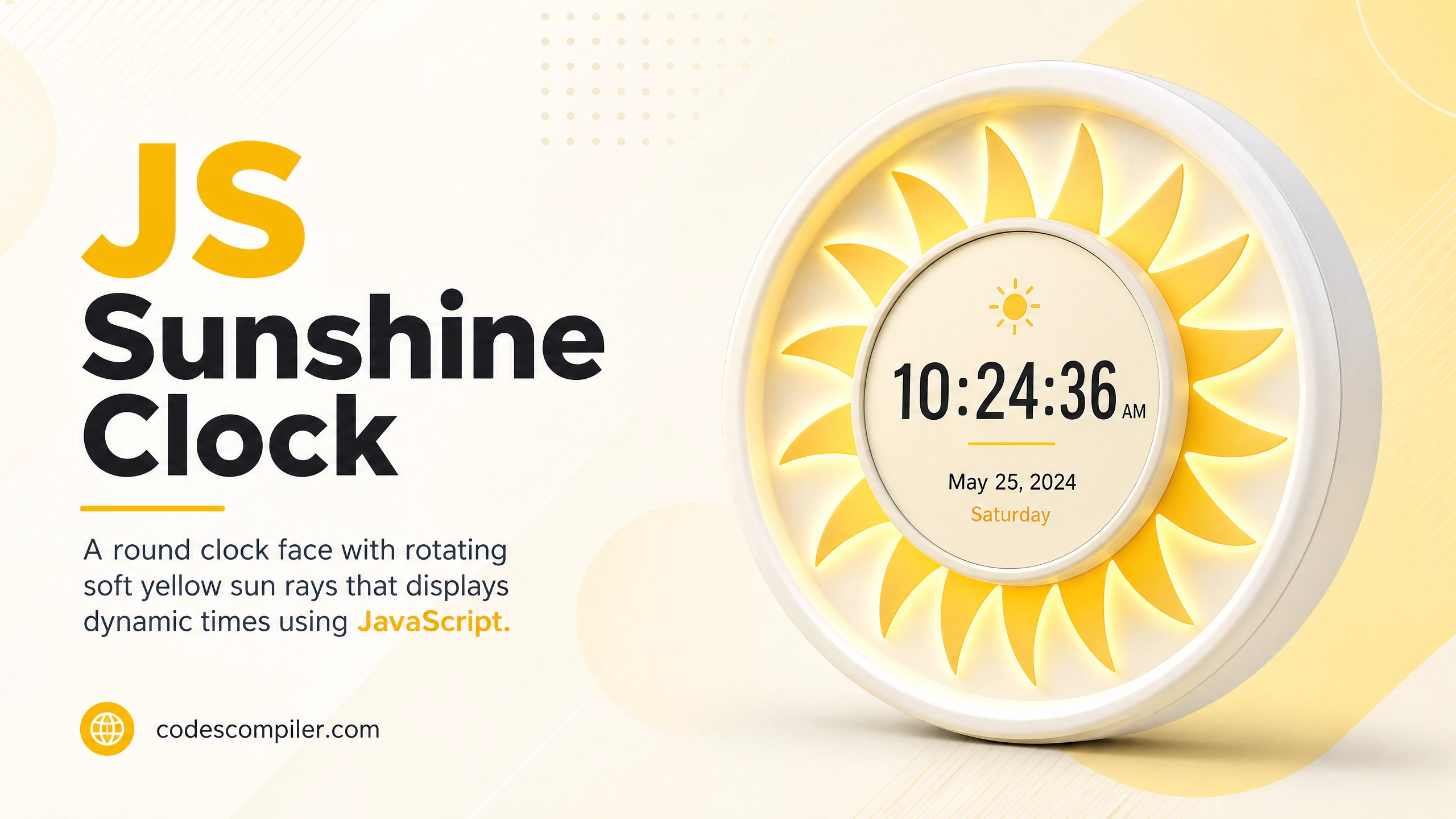 Digital Sunshine Clock
