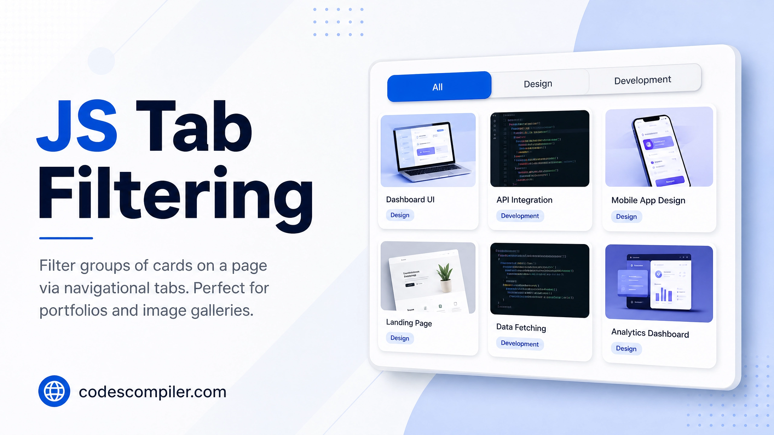 JavaScript Tab Filtering