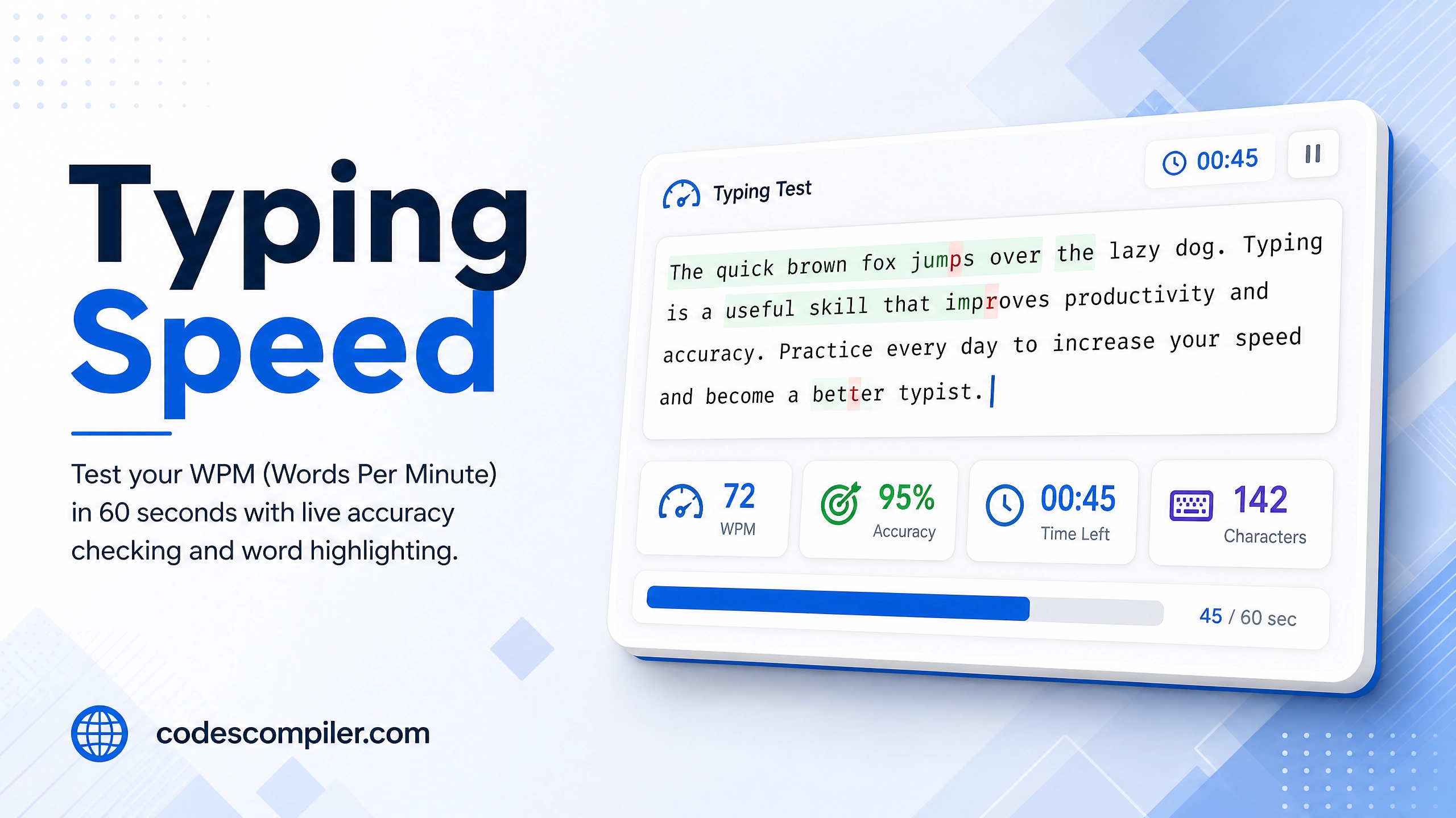 Typing Speed Test App