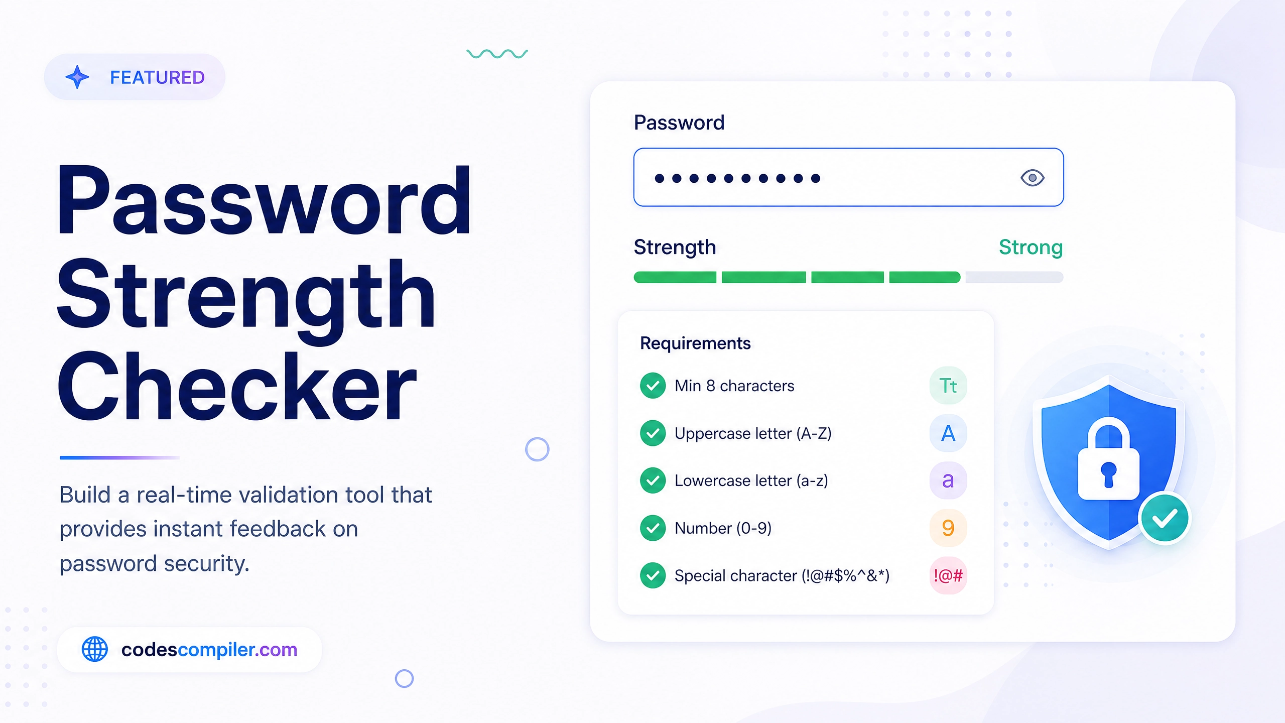 Password Strength Checker using JavaScript...